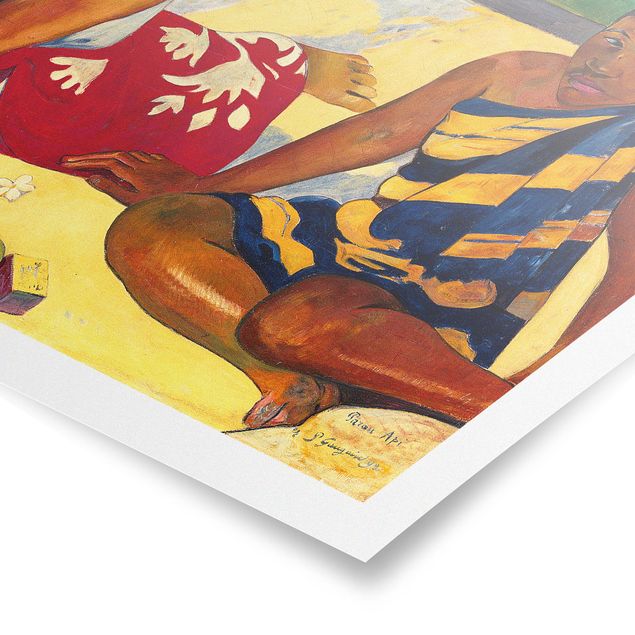 Riproduzione quadri famosi Paul Gauguin - Parau Api (Due donne di Tahiti)