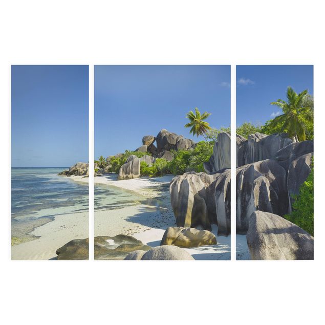 Tele componibili Spiaggia da sogno Seychelles