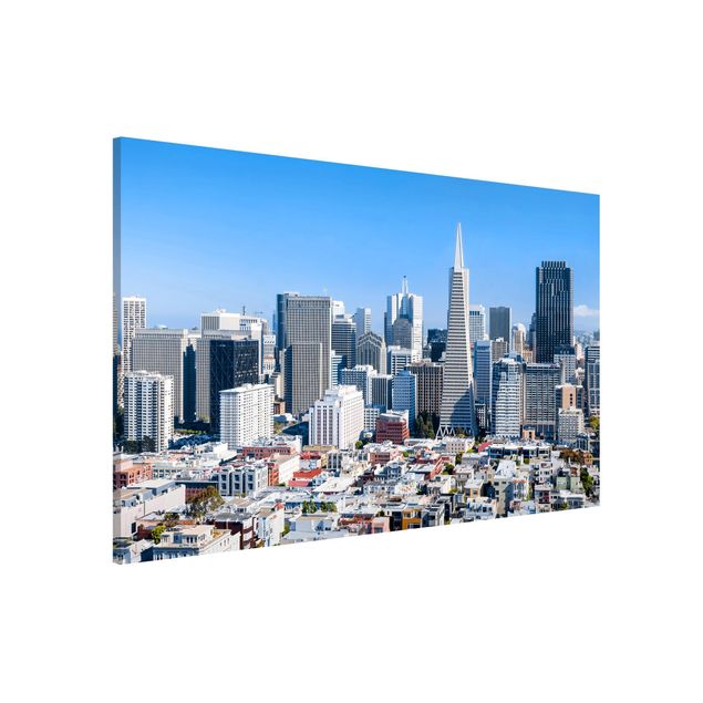 Lavagne magnetiche con architettura e skylines Skyline di San Francisco