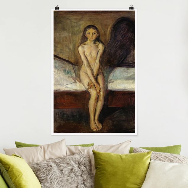 Quadri espressionismo Edvard Munch - Pubertà