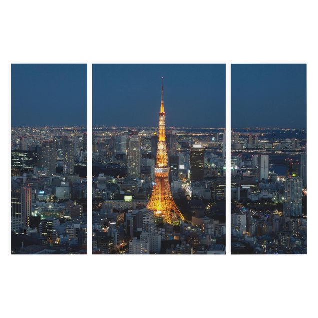 Quadri skyline  Torre di Tokyo