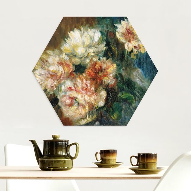 Riproduzioni Auguste Renoir - Vaso di peonie
