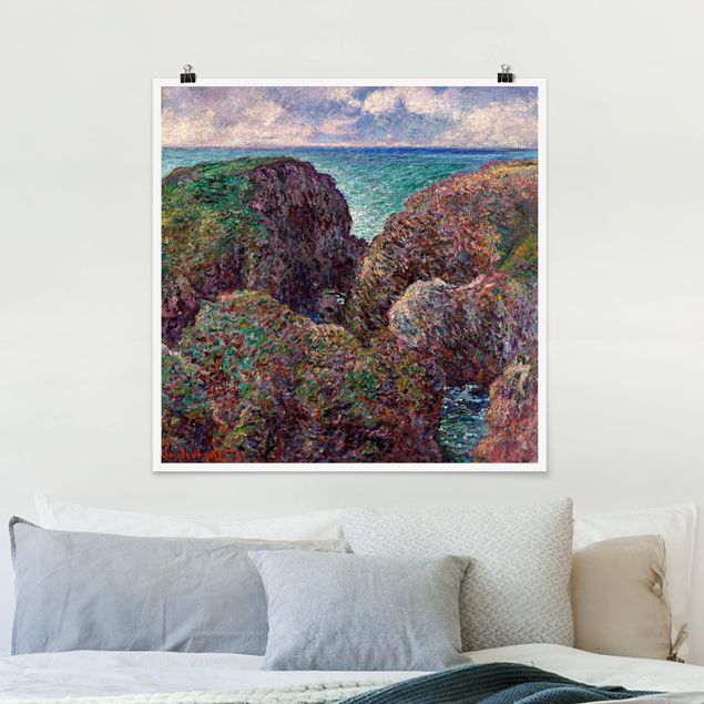Quadri di mare Claude Monet - Gruppo di rocce a Port-Goulphar