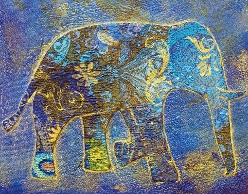 Pellicole per piastrelle con disegni Elefante a Marrakech