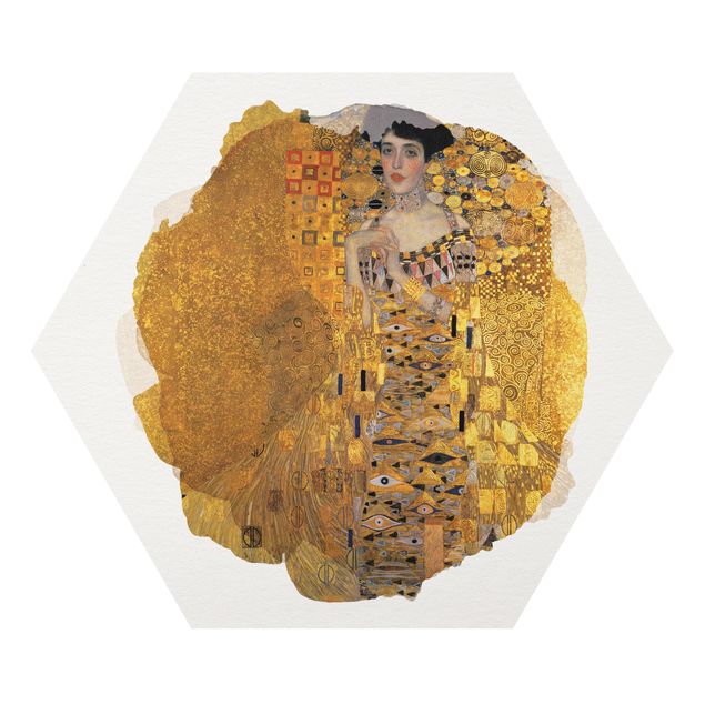 Riproduzioni quadri Acquerelli - Gustav Klimt - Ritratto di Adele Bloch-Bauer I
