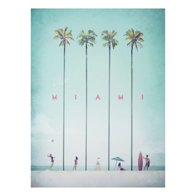 Quadri con paesaggio Poster di viaggio - Miami