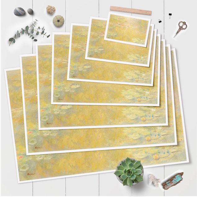 Quadri gialli Claude Monet - Lo stagno delle ninfee
