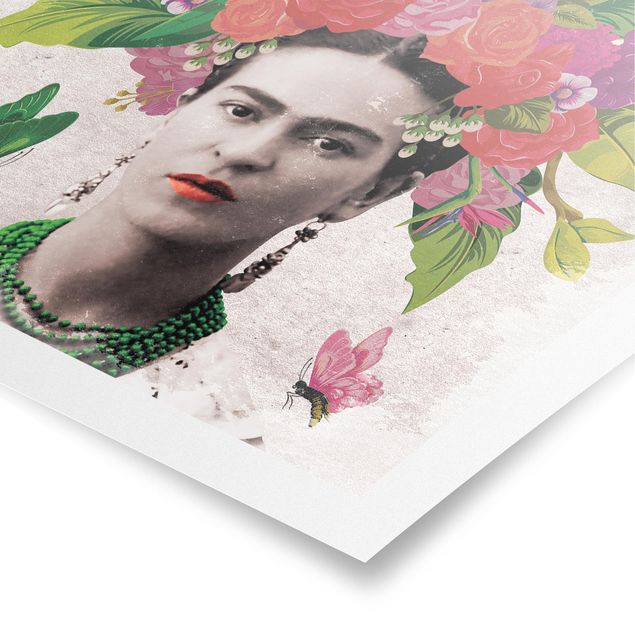 Riproduzioni quadri Frida Kahlo - Ritratto di fiori