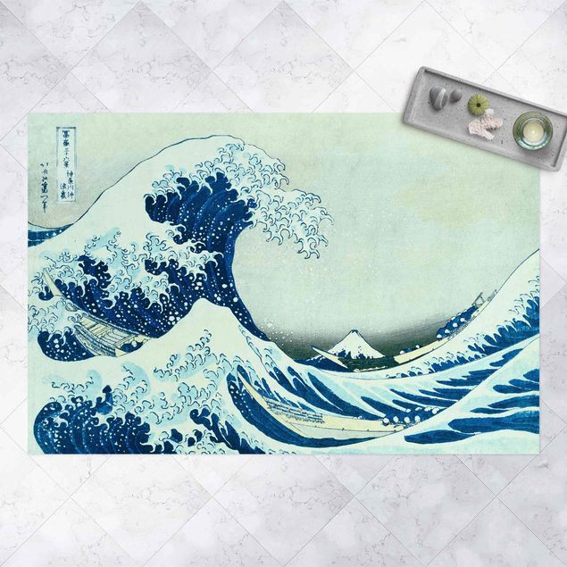 tappeti da esterno Katsushika Hokusai - La grande onda di Kanagawa