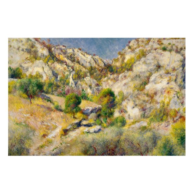 Stampe quadri famosi Auguste Renoir - Roccia all'Estaque