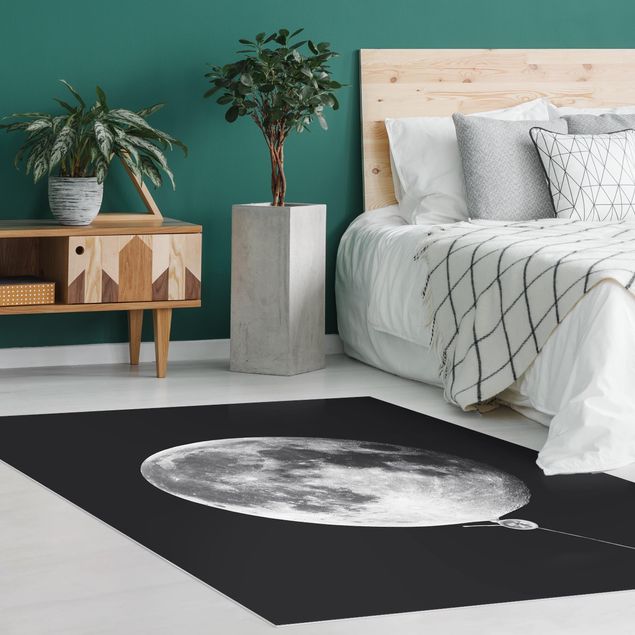tappeto design moderno Palloncino con luna