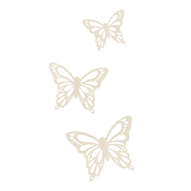 Quadri Set di 3 farfalle