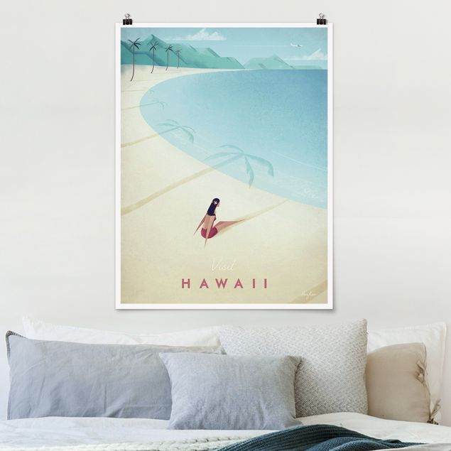 Quadro mare Poster di viaggio - Hawaii