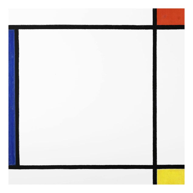 Paraschizzi con riproduzioni Piet Mondrian - Composizione III con rosso, giallo e blu