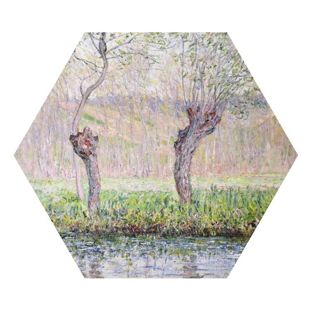 Quadri Impressionismo Claude Monet - Alberi di salice in primavera