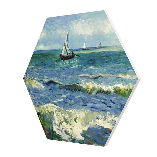 Quadro paesaggio Vincent Van Gogh - Paesaggio marino vicino a Les Saintes-Maries-De-La-Mer