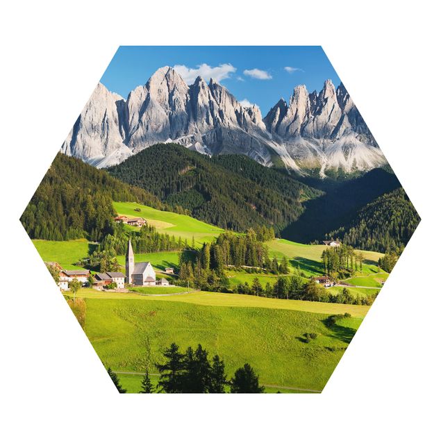 Quadri sulla natura Odle in Alto Adige