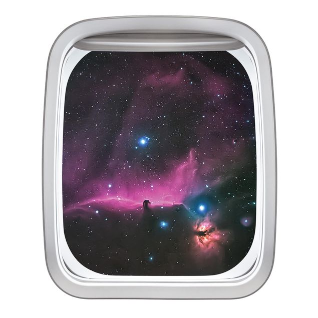 Adesivi murali spazio Finestrino dell'aereo Nebulosa di Orione