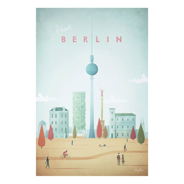Quadri vintage Poster di viaggio - Berlino