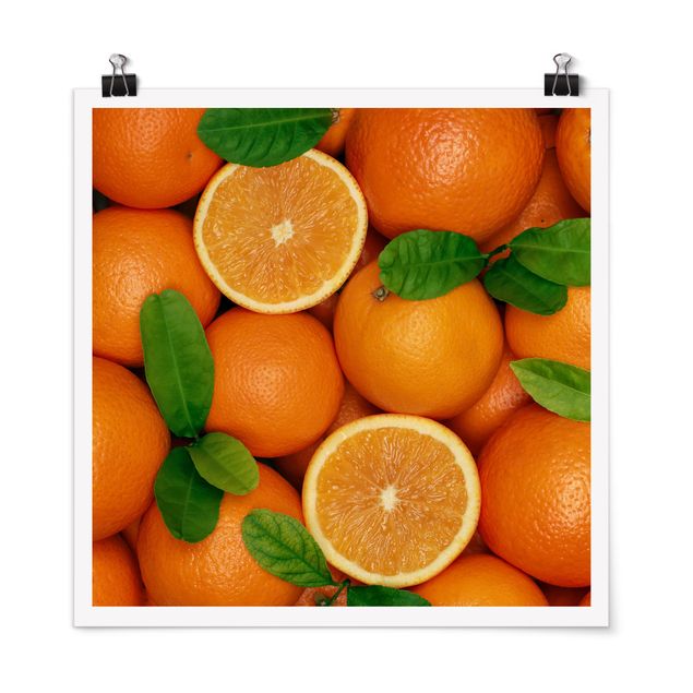 Quadri arancioni Arance succose