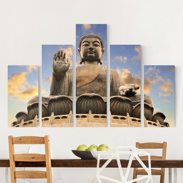 Quadri su tela con montagne Grande Buddha