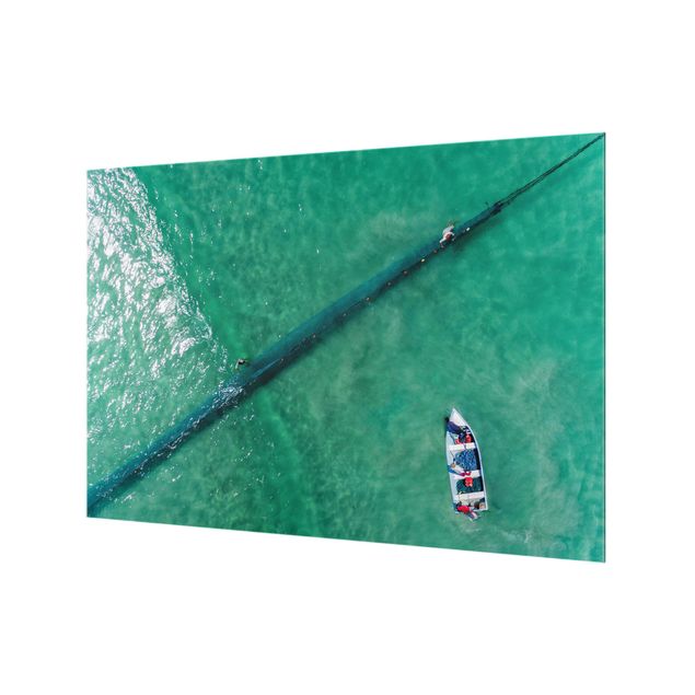 Paraschizzi in vetro - Aerial View - Fishermen