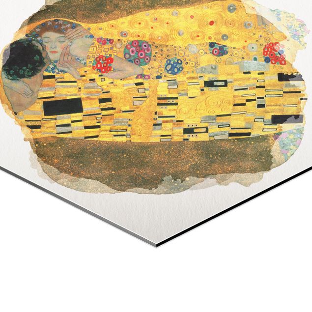 Quadri Acquerelli - Gustav Klimt - Il bacio