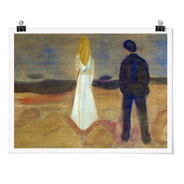 Stile artistico Edvard Munch - Due uomini. Il solitario (Reinhardt-Fries)