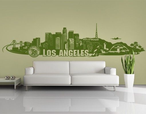Autocolantes de parede metrópoles No.FB103 Skyline di Los Angeles