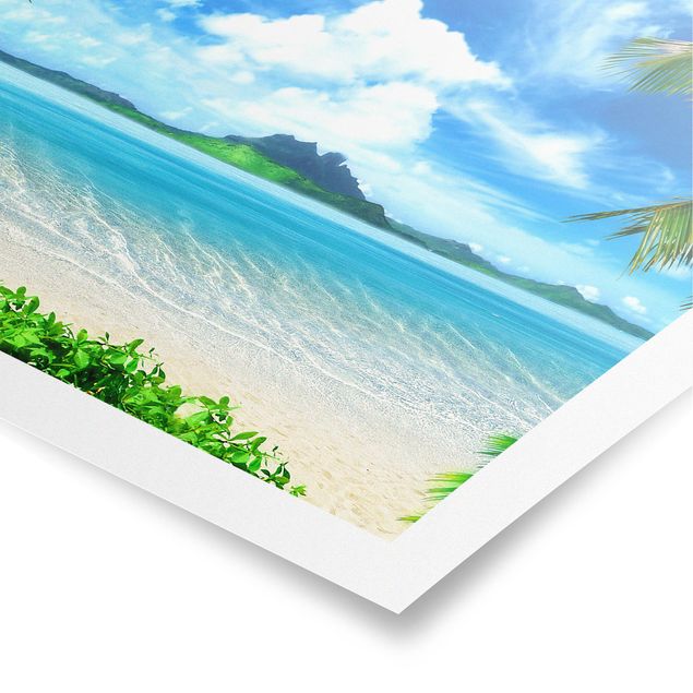 Poster con spiaggia Vacanza da sogno