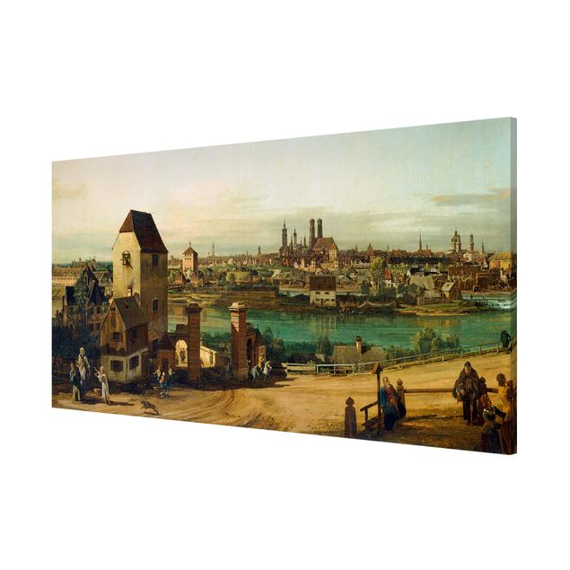 Post impressionismo quadri Bernardo Bellotto - Monaco, vista da Haidhausen