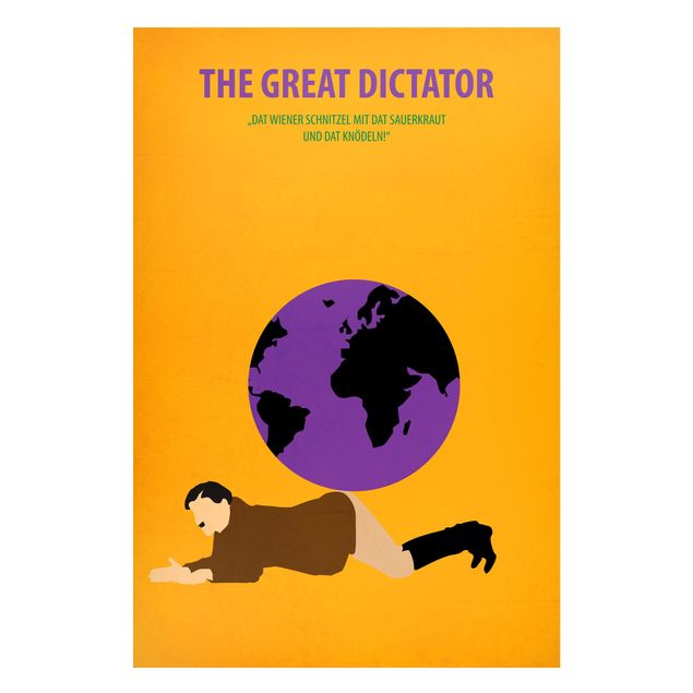 Riproduzioni quadri Locandina film Il grande dittatore