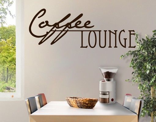 Scritte adesive muri No.CA27 Coffee Lounge