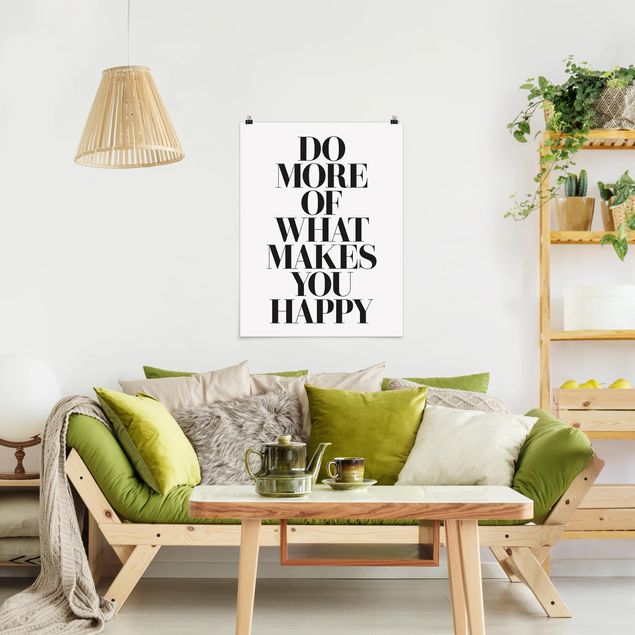 Quadro amore Do More Of What Makes You Happy