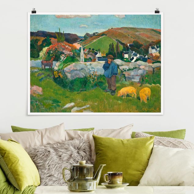 Riproduzioni Paul Gauguin - Il guardiano di porci