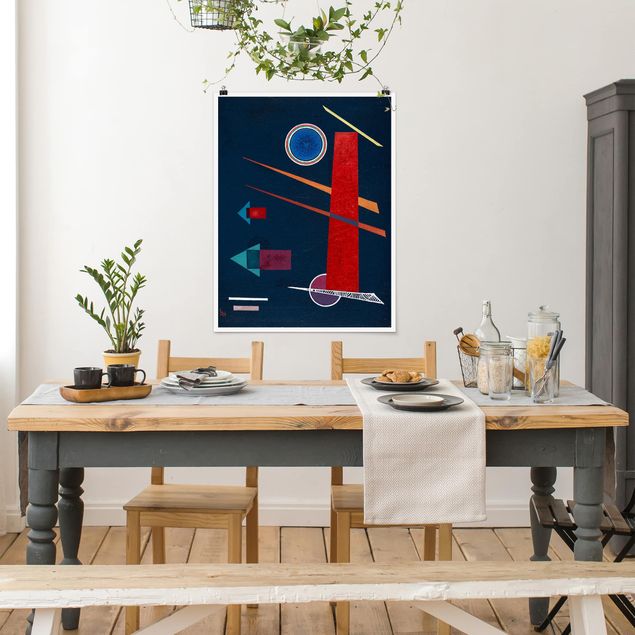 Quadri espressionismo Wassily Kandinsky - Rosso potente