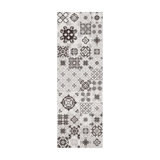 tappeto moderno grigio Piastrelle di ceramica Grigio Agadir