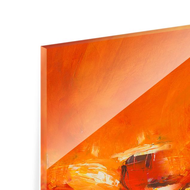 Paraschizzi in vetro - Petra Schüßler - Composition In Orange