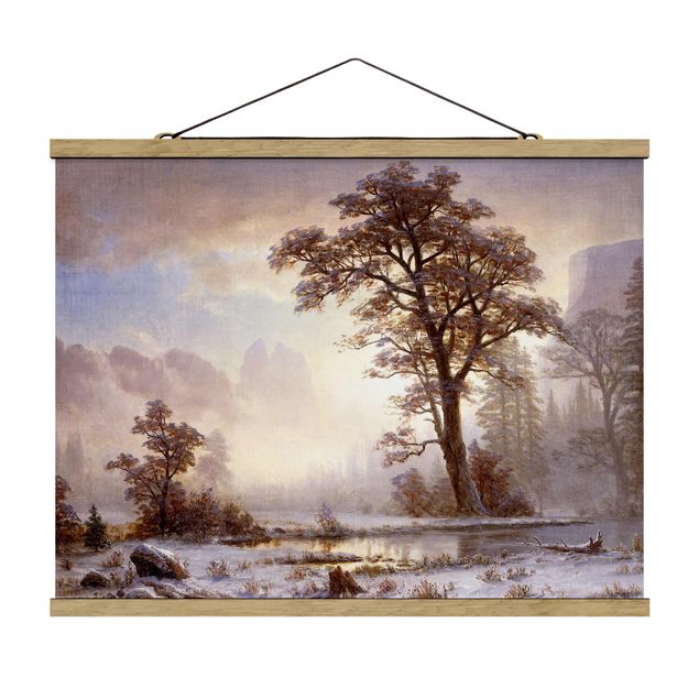 Correnti artistiche Albert Bierstadt - Valle dello Yosemite, caduta di neve