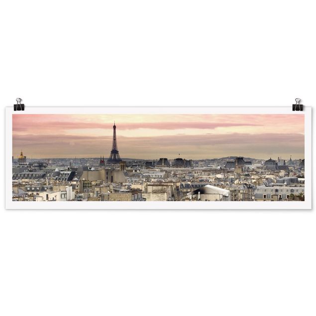 Poster architettura Parigi da vicino