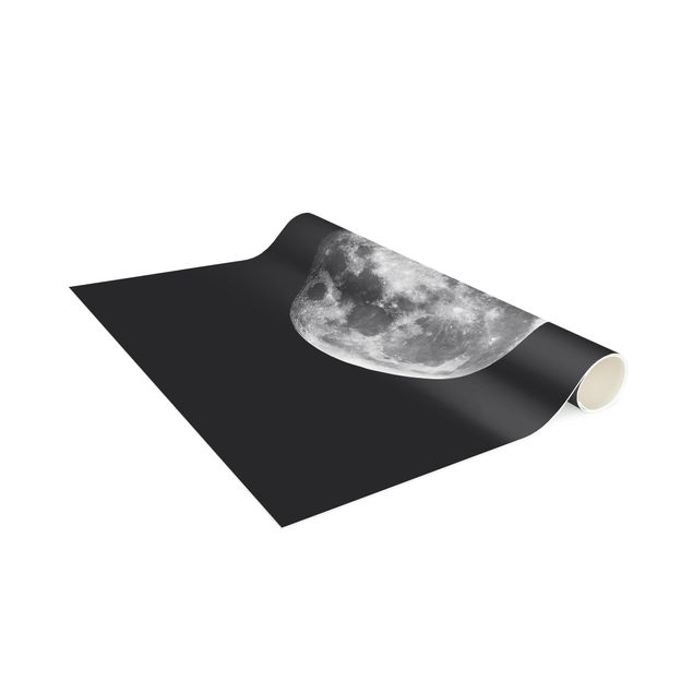 tappeto cucina nero Palloncino con luna