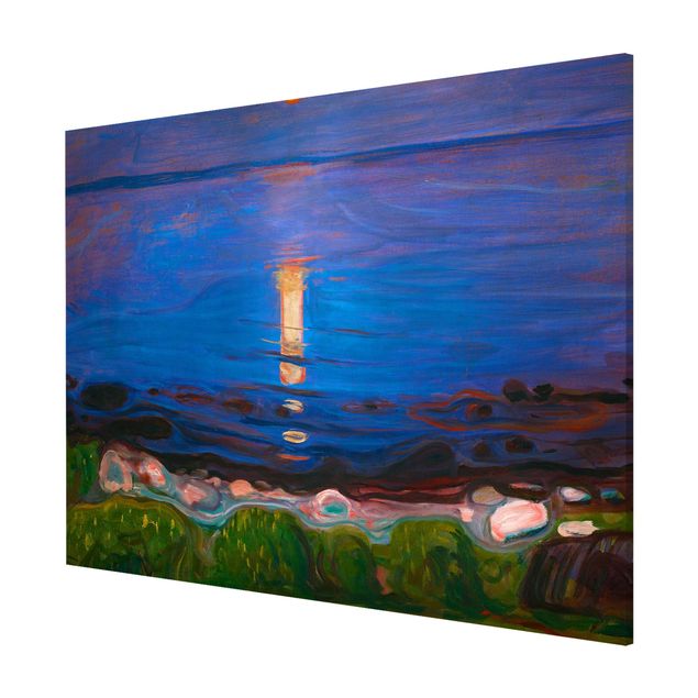 Lavagne magnetiche con spiaggia Edvard Munch - Notte d'estate sulla spiaggia