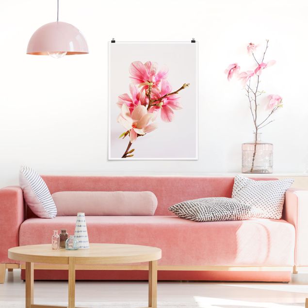 Quadri floreali moderni Fiori di magnolia