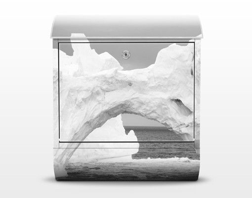 Cassette della posta con paesaggio Iceberg antartico II