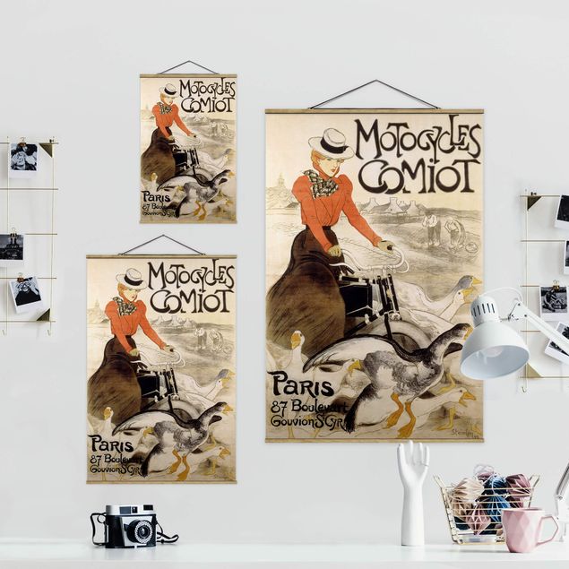 Quadri stampe Théophile Steinlen - Poster per Motor Comiot