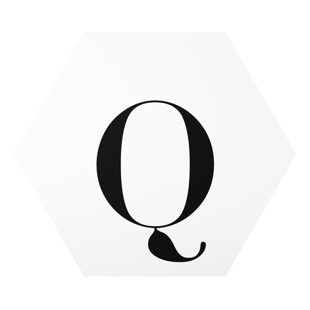 Quadri forex Lettera Serif Bianca Q