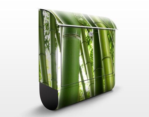 Cassette della posta con paesaggio Alberi di bambù n.1