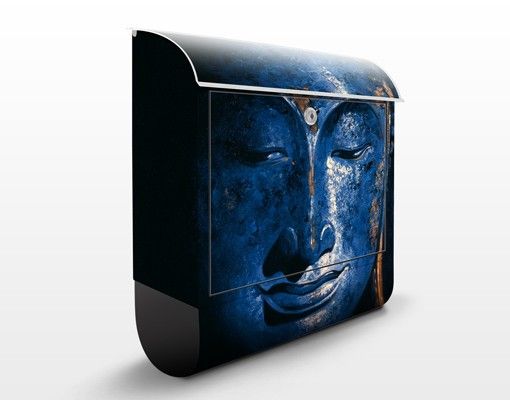 Cassetta postale blu Buddha di Delhi