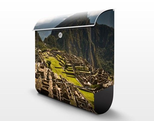 Cassetta postale verde Machu Picchu