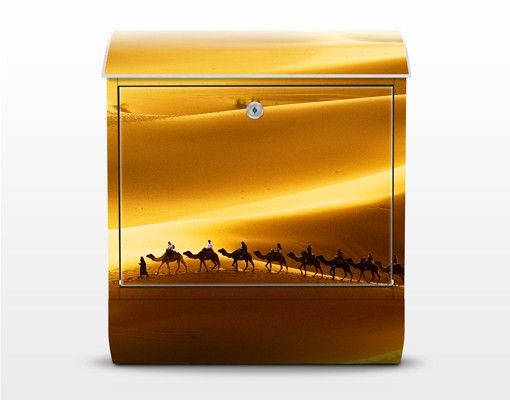 Cassette della posta gialle Dune d'oro